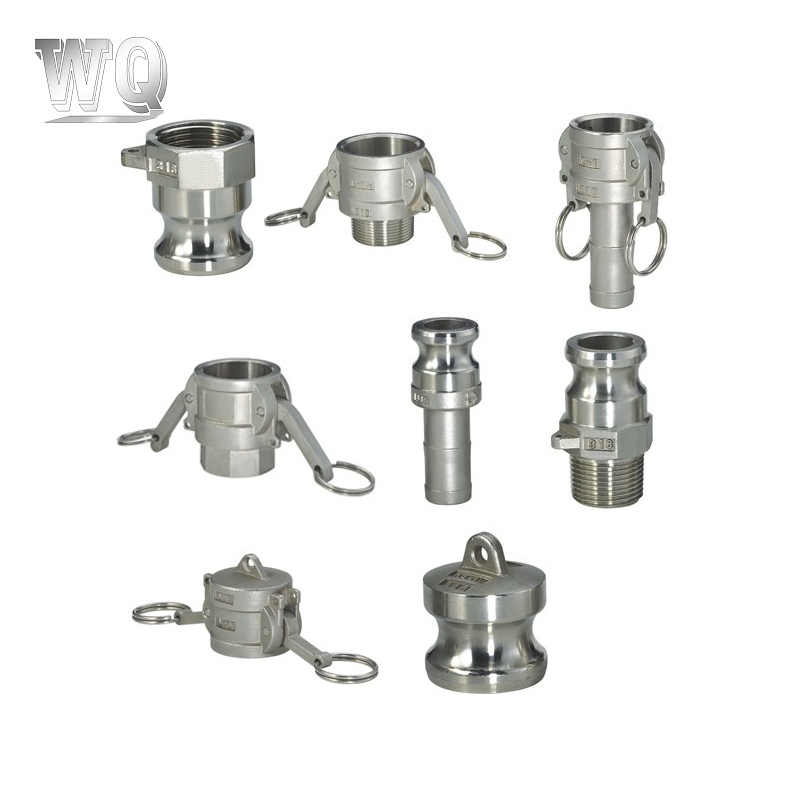 Schnellverschluss-Camlock-Kupplungen für Rohrverbinder aus Edelstahl